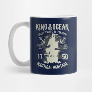 King Of The Ocean Ship Mug